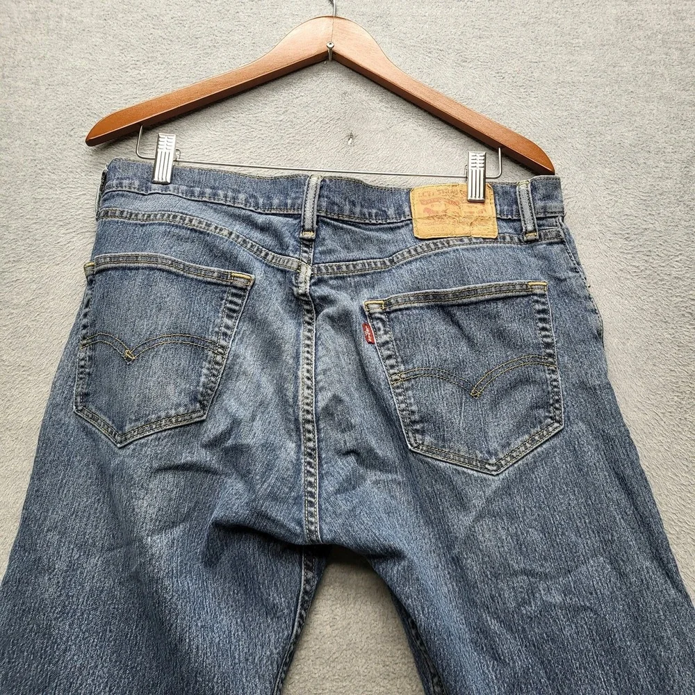 Levi's 505 Men Jeans 34X30 Blue Denim Regular Fit Straight Leg  28